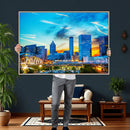 Atlanta Skyline Wall Art Canvas Print, Atlanta Downtown by MyGreatCanvas | Canvas Wall Art Prints | Photo Prints & Wall Decor