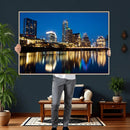 Austin Skyline Wall Art Canvas Print, Austin Downtown Night by MyGreatCanvas | Canvas Wall Art Prints | Photo Prints & Wall Decor