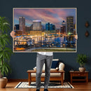 Baltimore Skyline Wall Art Canvas Print, Baltimore Downtown by MyGreatCanvas | Canvas Wall Art Prints | Photo Prints & Wall Decor
