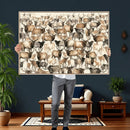 American Elk Wall Art Canvas Print - Abstract Deer Animal by MyGreatCanvas | Canvas Wall Art Prints | Photo Prints & Wall Decor