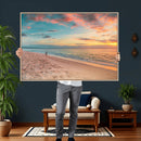 Beach Walk Wall Art Canvas Print – Soft Coastal Photography by MyGreatCanvas | Canvas Wall Art Prints | Photo Prints & Wall Decor