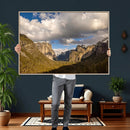 Yosemite Valley River Landscape Wall Art Canvas Print, by MyGreatCanvas | Canvas Wall Art Prints | Photo Prints & Wall Decor