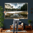 Yosemite Valley Mountain Wall Art Canvas Print, Granite by MyGreatCanvas | Canvas Wall Art Prints | Photo Prints & Wall Decor