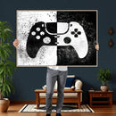 Abstract Gaming Controller Wall Art Canvas Print by MyGreatCanvas | Canvas Wall Art Prints | Photo Prints & Wall Decor