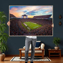 Auburn Stadium Sunset Wall Art Canvas Print, Jordan Hare by MyGreatCanvas | Canvas Wall Art Prints | Photo Prints & Wall Decor