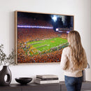 Clemson Football Stadium Wall Art Canvas Print, College
