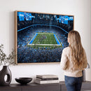 Detroit Lions Stadium Wall Art Canvas Print, Football Field