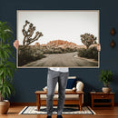 Joshua Tree Desert Wall Art Canvas Print, Minimal by MyGreatCanvas | Canvas Wall Art Prints | Photo Prints & Wall Decor
