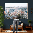 Frosted Fern Wall Art Canvas Print, Soft Winter Botanical by MyGreatCanvas | Canvas Wall Art Prints | Photo Prints & Wall Decor