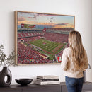 Donald W. Reynolds Razorback Stadium Wall Art Canvas Print –