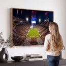 Oklahoma Memorial Stadium Wall Art Canvas Print – Oklahoma