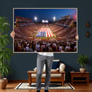 Oklahoma Memorial Stadium Wall Art Canvas Print – Oklahoma