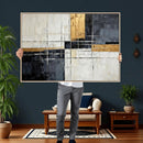Gold Abstract Wall Art Canvas Print, Modern Luxury Geometric by MyGreatCanvas | Canvas Wall Art Prints | Photo Prints & Wall Decor