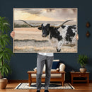 Texas Longhorn Bull Rustic Wall Art Canvas Print by MyGreatCanvas | Canvas Wall Art Prints | Photo Prints & Wall Decor