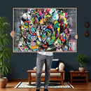 Abstract Graffiti Collage Street Art Wall Art Canvas Print by MyGreatCanvas | Canvas Wall Art Prints | Photo Prints & Wall Decor