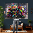 Graffiti American Football Helmet Street Art Wall Art Canvas by MyGreatCanvas | Canvas Wall Art Prints | Photo Prints & Wall Decor