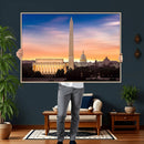 Washington DC Skyline Wall Art Canvas Print – Lincoln by MyGreatCanvas | Canvas Wall Art Prints | Photo Prints & Wall Decor