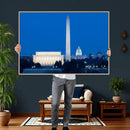 Washington DC Skyline Wall Art Canvas Print – Lincoln by MyGreatCanvas | Canvas Wall Art Prints | Photo Prints & Wall Decor