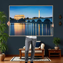 Washington DC Wall Art Canvas Print – Lincoln Memorial Night by MyGreatCanvas | Canvas Wall Art Prints | Photo Prints & Wall Decor