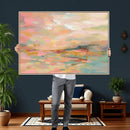 Abstract Pastel Landscape Wall Art Canvas Print – Soft Pink by MyGreatCanvas | Canvas Wall Art Prints | Photo Prints & Wall Decor