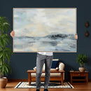 Abstract Coastal Landscape Wall Art Canvas Print – Soft Blue by MyGreatCanvas | Canvas Wall Art Prints | Photo Prints & Wall Decor