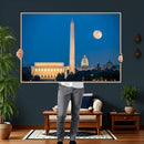 Washington DC Skyline Wall Art Canvas Print – Lincoln by MyGreatCanvas | Canvas Wall Art Prints | Photo Prints & Wall Decor