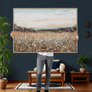 Neutral Wildflower Field Canvas Wall Art — Beige Earth Tone by MyGreatCanvas | Canvas Wall Art Prints | Photo Prints & Wall Decor