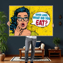 Pop Art Print Bathroom Sign Wall Art Canvas Print — Funny by MyGreatCanvas | Canvas Wall Art Prints | Photo Prints & Wall Decor