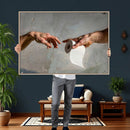 Funny Bathroom Wall Art Canvas, Creation of Toilet Paper by MyGreatCanvas | Canvas Wall Art Prints | Photo Prints & Wall Decor