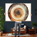 Natural Wood Slice Wall Art Canvas Print, Tree Ring Wall by MyGreatCanvas | Canvas Wall Art Prints | Photo Prints & Wall Decor