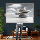 Zen Stone Wall Art Canvas Print, Balanced Rock Stack Framed by MyGreatCanvas | Canvas Wall Art Prints | Photo Prints & Wall Decor
