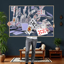 Playing Cards Canvas Wall Art | Casino Game Room Decor, by MyGreatCanvas | Canvas Wall Art Prints | Photo Prints & Wall Decor