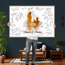Wedding Guest Book Alternative Wall Art Canvas Print, Personalized Wedding Signature Poster, Custom Couple Photo Guestbook Canvas, Bridal Shower Reception Decor by MyGreatCanvas | Canvas Wall Art Prints | Photo Prints & Wall Decor