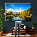 Charlotte Skyline Canvas Wall Art Print – North Carolina Cityscape Photography Print by MyGreatCanvas | Canvas Wall Art Prints | Photo Prints & Wall Decor