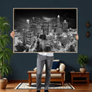 Charlotte Skyline Canvas Wall Art Print – North Carolina Cityscape Photography Print by MyGreatCanvas | Canvas Wall Art Prints | Photo Prints & Wall Decor