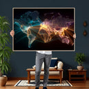World Map and Global Flight Routes Map Canvas Wall Art, Worldwide Aviation Network Print, International Air Travel Wall Decor by MyGreatCanvas | Canvas Wall Art Prints | Photo Prints & Wall Decor