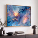 Colorful Abstract Canvas Wall Art Print, Vibrant Popup Color Art Print