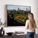Chicago Cubs Baseball Team Print - Wrigley Field Stadium