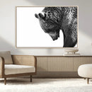 Black and White Grizzly 399 Bear Canvas Print Wall Art | by MyGreatCanvas | Canvas Wall Art Prints | Photo Prints & Wall Decor