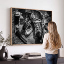 Old Pair of Mens Skates Wall Art Canvas, Men Skates Wall Art