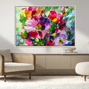 Oil Flower Abstract Canvas Print by MyGreatCanvas | Canvas Wall Art Prints | Photo Prints & Wall Decor
