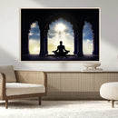 Women and Yoga Wall Art Canvas Print