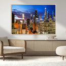 Los Angeles Night Wall Art Canvas Print
