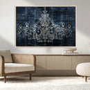 Dark Chandelier Wall Art Canvas Print by MyGreatCanvas | Canvas Wall Art Prints | Photo Prints & Wall Decor