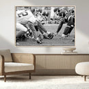 American Football Player Wall Art Canvas Print by MyGreatCanvas | Canvas Wall Art Prints | Photo Prints & Wall Decor