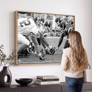 American Football Player Wall Art Canvas Print