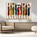 Abstract African Women Wall Art Canvas Print by MyGreatCanvas | Canvas Wall Art Prints | Photo Prints & Wall Decor