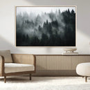 Foggy Forest Wall Art Canvas Print | 3 Panel Large Misty by MyGreatCanvas | Canvas Wall Art Prints | Photo Prints & Wall Decor
