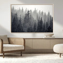 Misty Forest Canvas Wall Art – Monochrome Triptych Pine Tree by MyGreatCanvas | Canvas Wall Art Prints | Photo Prints & Wall Decor