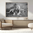 King Forest Lion Wall Art Canvas Print – Framed Majestic by MyGreatCanvas | Canvas Wall Art Prints | Photo Prints & Wall Decor